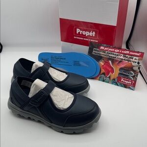 Propet Onalee Mary Jane blue Flats Slip-On Stability Shoes Women’s 6 XX wide